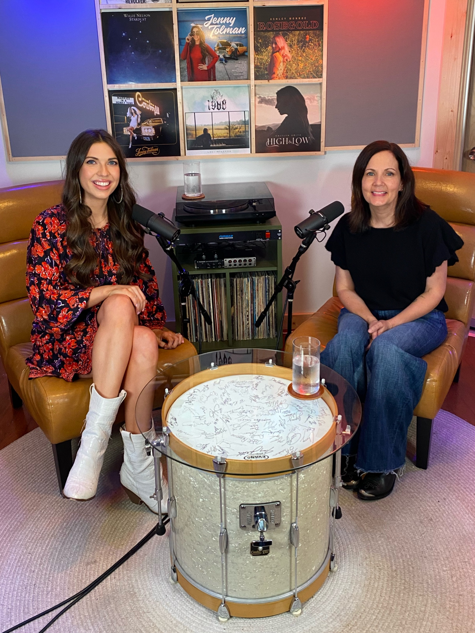 My podcast episode featuring 3x Grammy-winning songwriter, Lori McKenna is out now! Search “The Road to Cowgirls at The Cowboy” anywhere you listen to podcasts! 

I wore this gorgeous silky mini dress with long sleeves, and white cowboy boots for our interview! 

#LTKStyleTip #LTKWorkwear #LTKShoeCrush