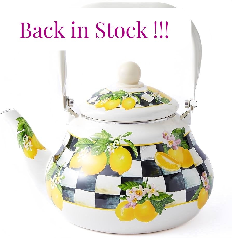 Summer Home Refresh ?!! Yes, please This tea kettle sold out fast , but is now back in stock ! Snag yours now ! 

#teakettle #checkeredkettle #lemons #kitchen #ltkhome #Hometrends #Amazonfinds #findsunder40

#LTKHome #LTKmorningroutine #LTKmomlife