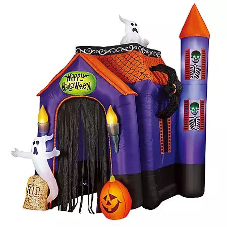 Member's Mark Pre- Lit 12' Inflatable Haunted House | Sam's Club