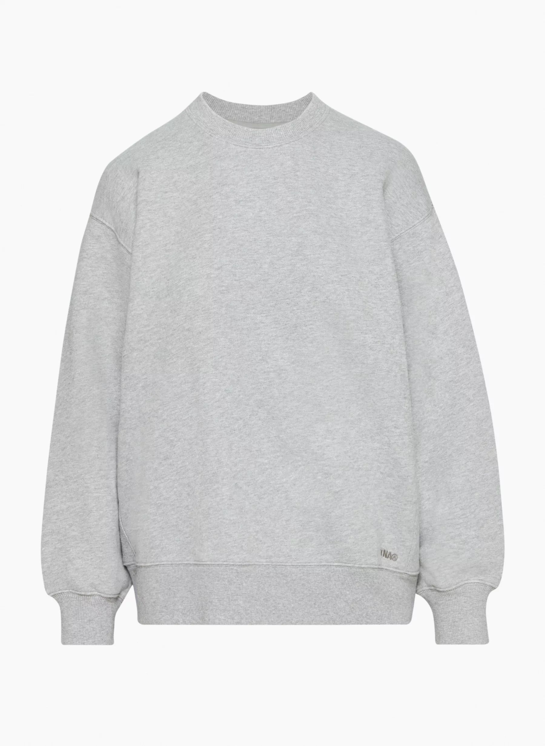 COZY FLEECE BOYFRIEND CREW SWEATSHIRT | Aritzia