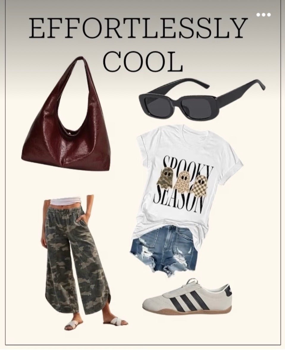 Camo + a graphic tee + Sambas + the perfect slouchy bag 🤎 The kind of outfit that looks put together without even trying. Easy, casual & effortlessly cool

#LTKmomlife #LTKSeasonal #LTKPetite