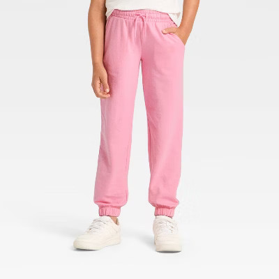 Girls' Valentine's Day French Terry Jogger Pants - Cat & Jack™ | Target