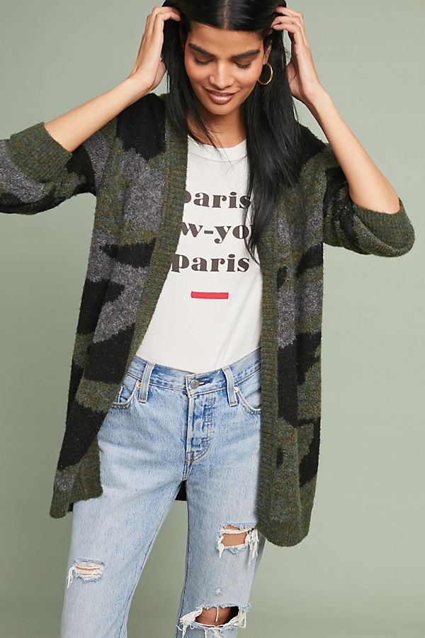 Camo Cardigan | Anthropologie (US)