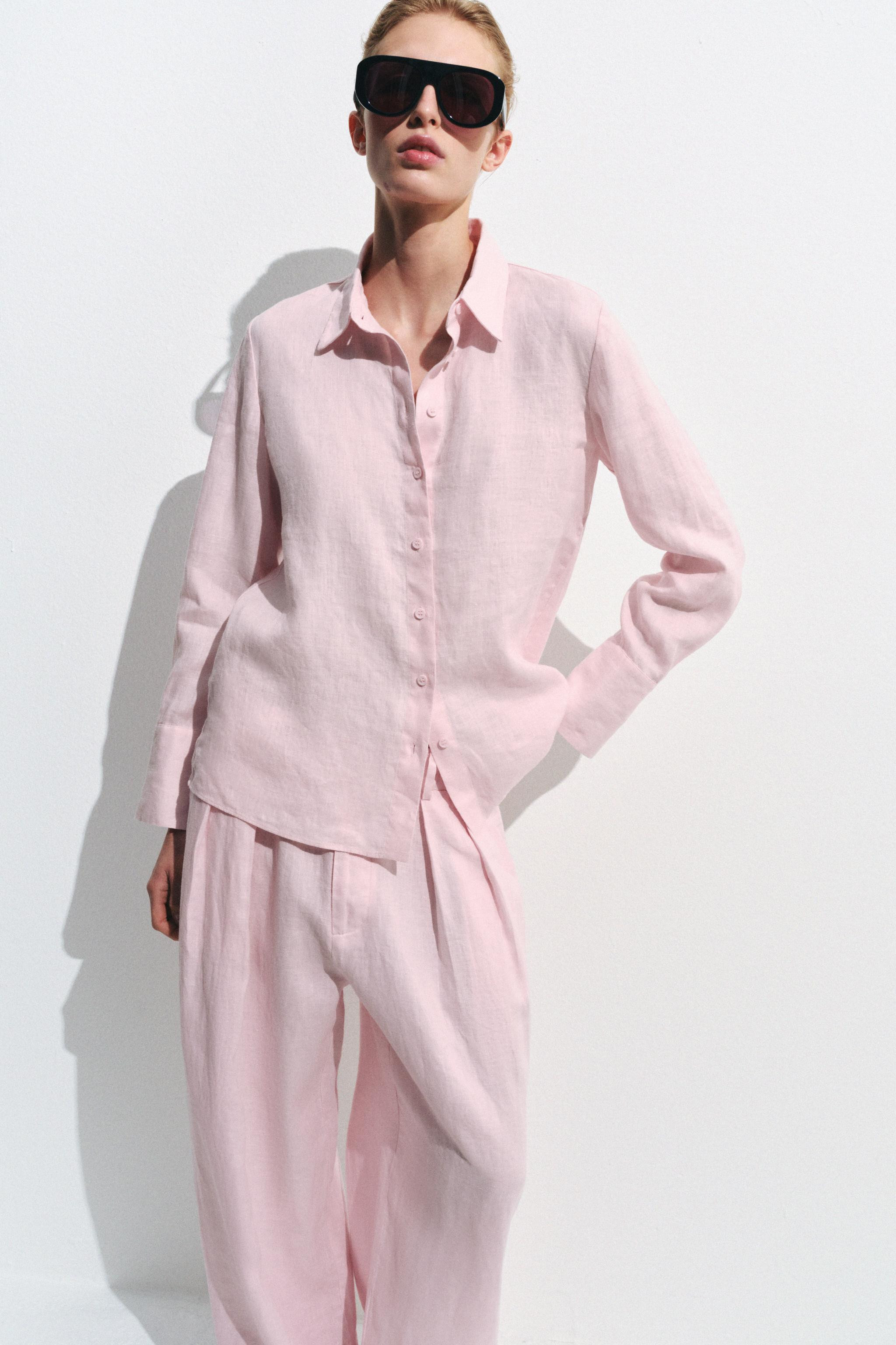 100% LINEN SHIRT ZW COLLECTION | Zara UK