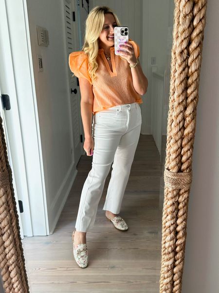 Cute summer outfit! Great for date night or happy hour! Wearing a small top and size 26 jeans. Code FANCY15 for 15% off 

#LTKSeasonal #LTKStyleTip #LTKFindsUnder100
