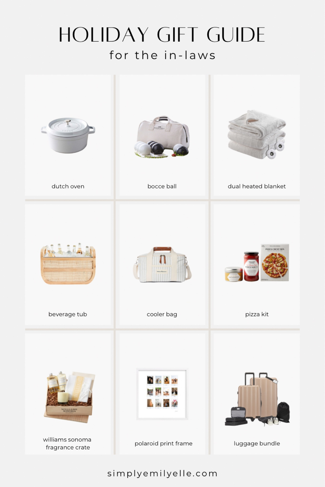 Holiday gift guide, holiday gift guide, gift guide, gift ideas, gift guide 2023, gifts for in-laws, gift ideas for in-laws, in-law gift guide, parents gift guide, gifts for parents, gift ideas for parents 

#LTKHolidaySale #LTKHoliday #LTKGiftGuide