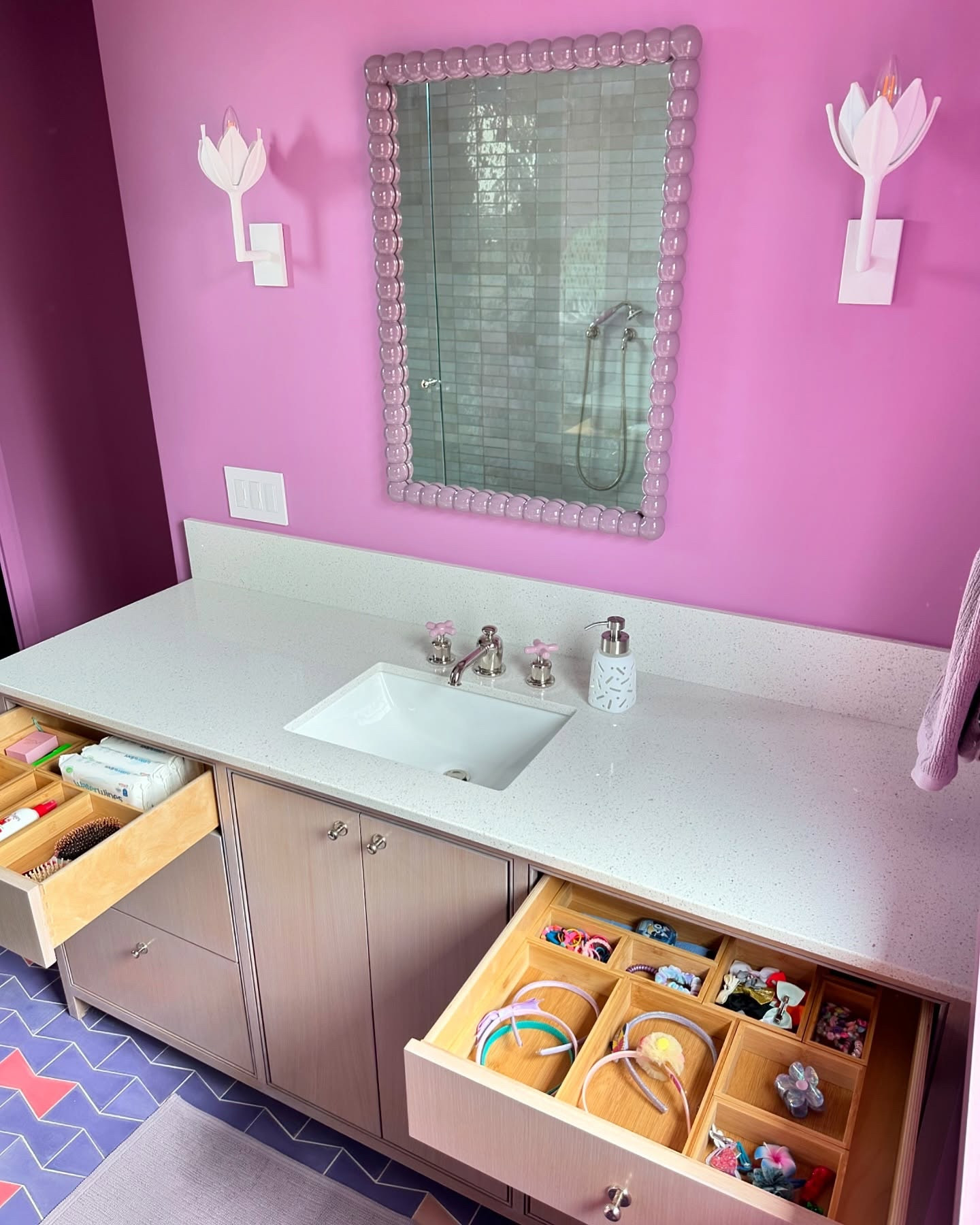 The back-to-school rush is back!

And we can help your families daily routine run a bit smoother this year. At Shaí Organized we create systems that help your kids to take charge of their own routines, creating a chaos free way to start everyone’s day.

In the Pickwick Project we designed clear categories in all of their bathrooms for easy access to daily essentials for smoother mornings and evenings for everyone.
.
.
.
#bathroomorganizatin #drawerorganization #konmariemethod #konmariconsultants  #shaiorganized  #austinprofessionalorganizer #movingconcerige #austincustomhomes #austinrealestate #homeorganization #moveinready #austinorganizer #austintexas #organizedlife #stayorganized