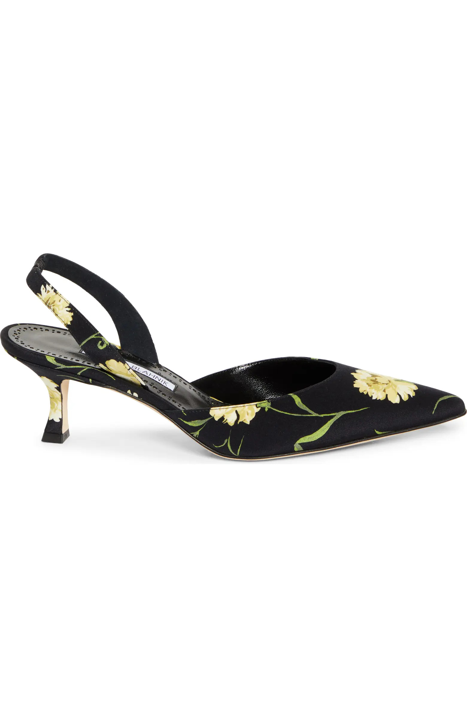 Carolyne Floral Pointed Toe Slingback Pump (Women) | Nordstrom