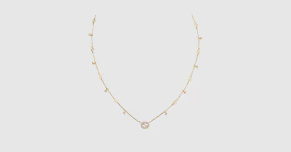 Interlocking G diamond necklace | Gucci (US)