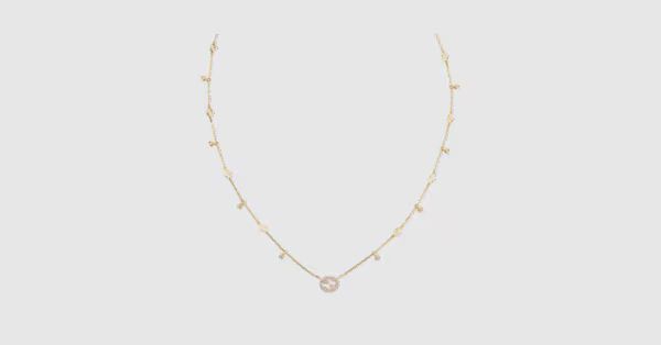 Interlocking G diamond necklace | Gucci (US)