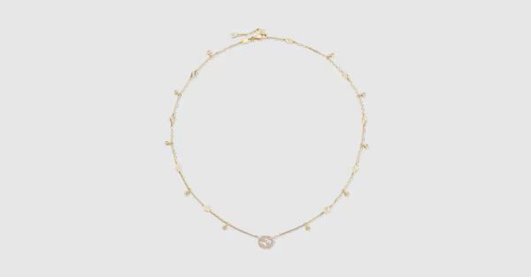 Interlocking G diamond necklace | Gucci (US)