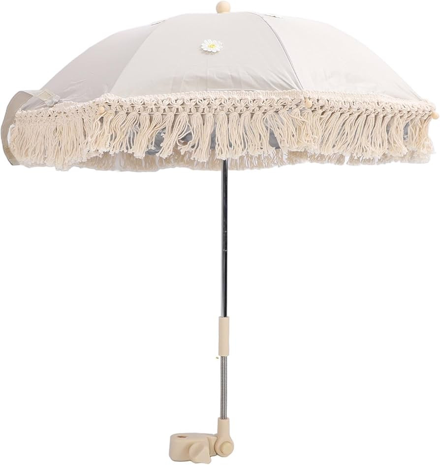 Baby Outdoor Parasols, Baby Stroller Parasol Umbrella with Adjustable Clamp, Toddler Parasol for ... | Amazon (US)