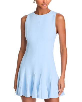 Isa Sleeveless Seamed Flare Mini Dress | Bloomingdale's (US)