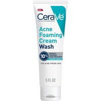 CeraVe Acne Foaming Cream Wash with 10% Benzoyl Peroxide for Face and Body (5 fl. oz.) | Dermstore (US)