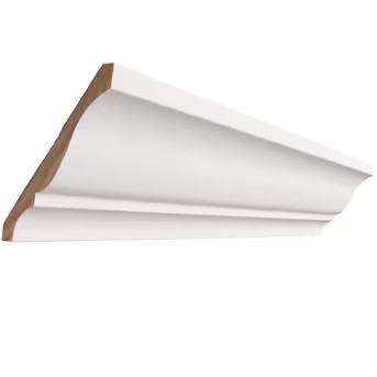 RELIABILT 4-5/8-in x 12-ft Pine Primed L 47 Crown Moulding | Lowe's