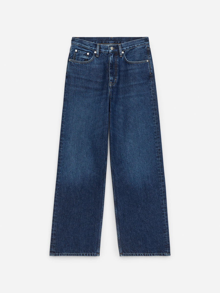 Jean décontracté CORAL – Bleu foncé – Femme – ARKET FR | Arket EU