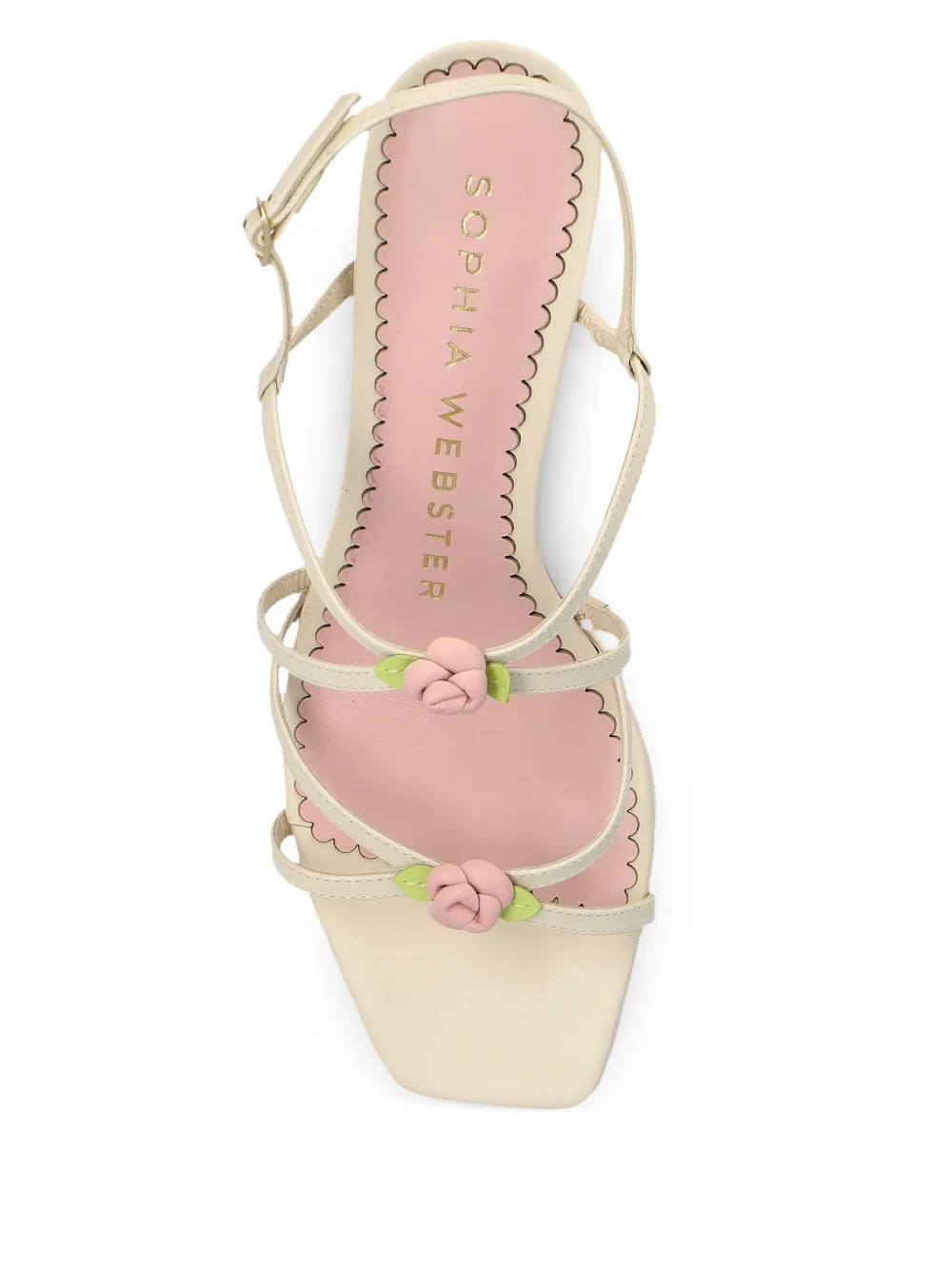 Sophia Webster 85mm Sophia Sandals | Neutrals | FARFETCH | Farfetch Global