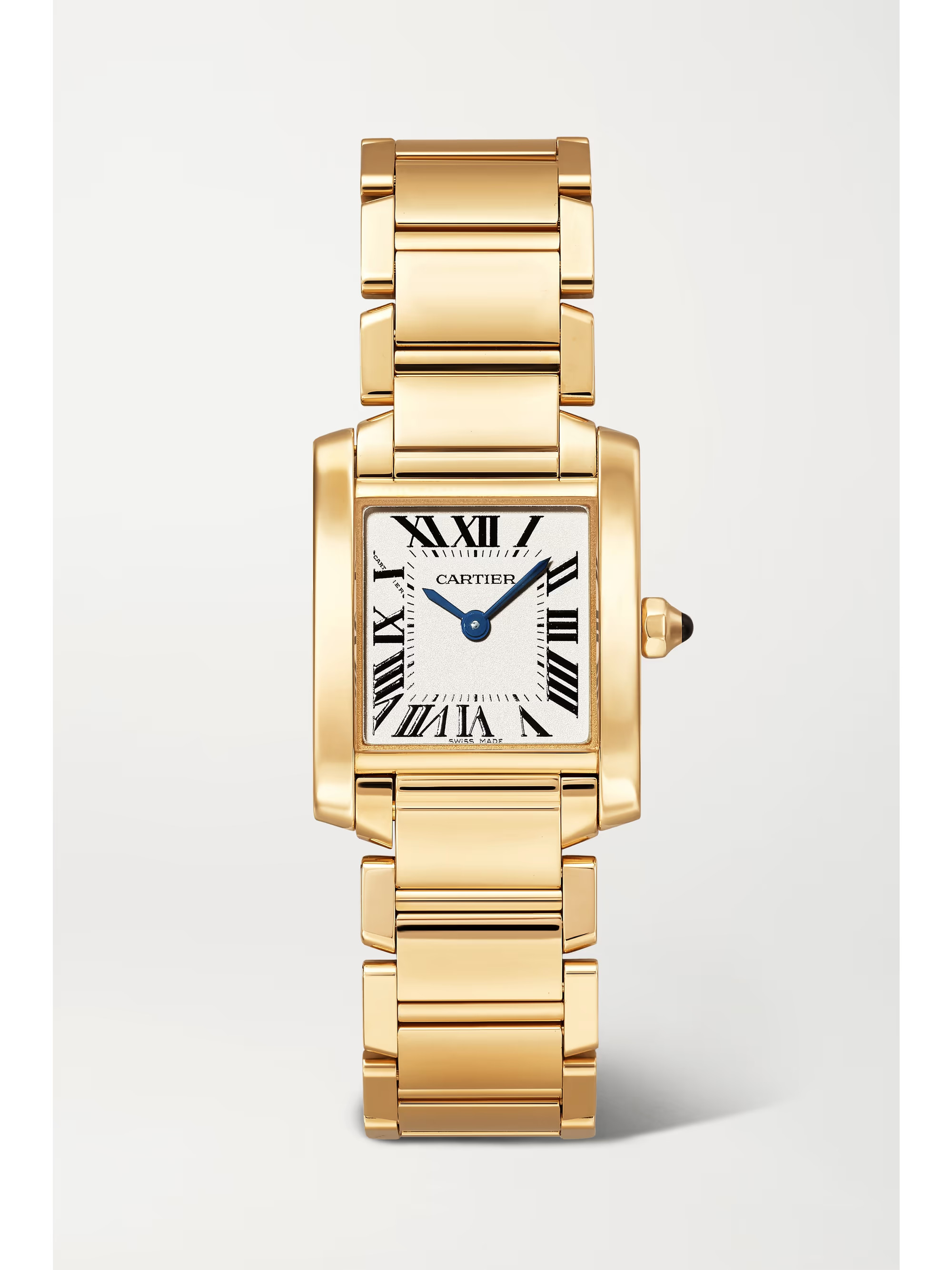 Tank Française 25mm small 18-karat gold watch | NET-A-PORTER (US)