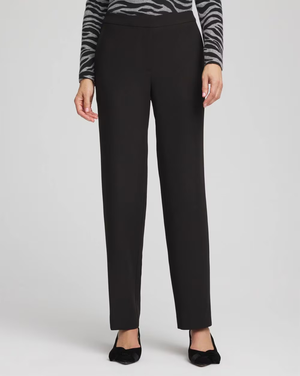 Textured Straight Tapered Ankle Pants | Chico's