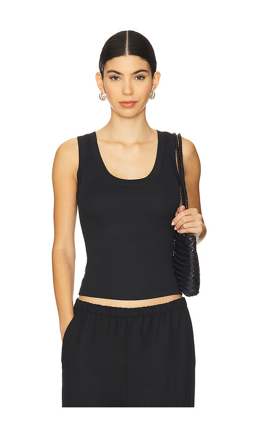 Favorite Daughter The Ribbed Tank in Black. Size M. Also in XS, S, L, XL. | Revolve Clothing (Global)