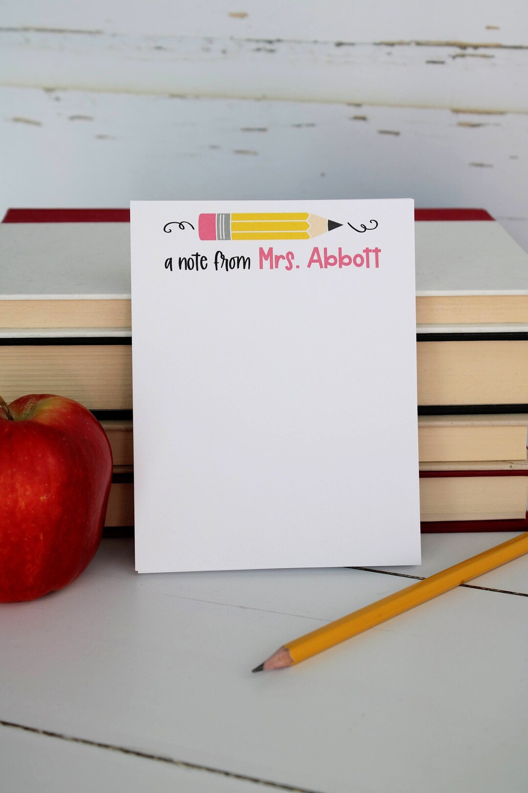 Gifts for Teachers, Personalized Teacher Notepad, Christmas Gift for Teachers, Personalized Gift, St | Etsy (US)