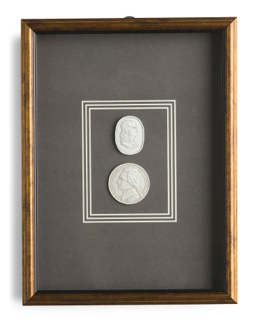 12x16 Resin Coin With Frame Wall Art | TJ Maxx