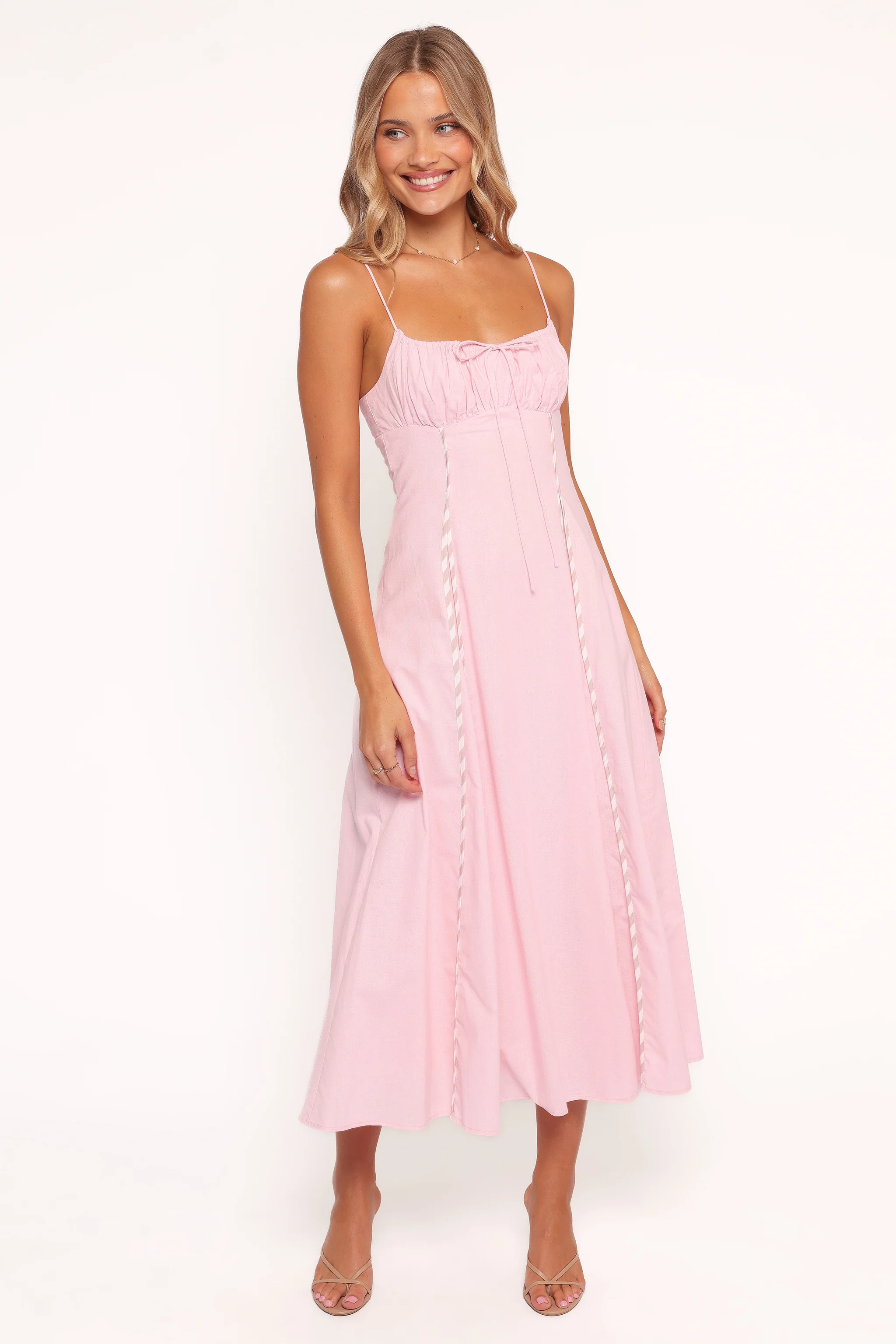 Talyn Midi Dress - Pink | Petal & Pup (US)