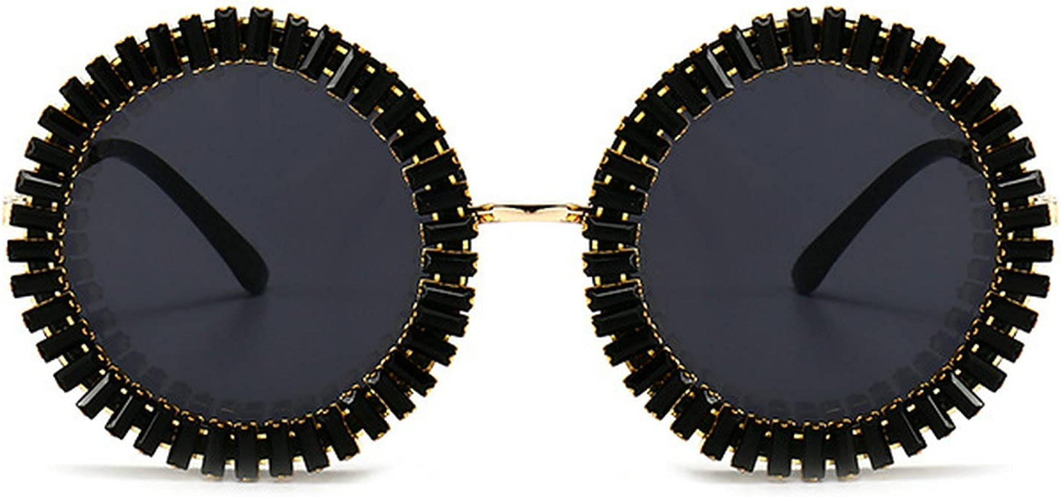 mincl/ 2019 Diamond Color Sunglasses for Lady Exaggerated Personality Female Sun Glasses Female S... | Amazon (US)