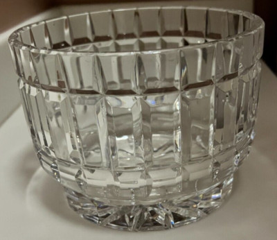 Vtg Dresden Hand Cut 24% Lead Crystal Centerpiece Bowl Germany 6" X 4.25" Signed | eBay US
