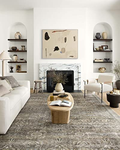 Loloi II Layla Antique/Moss 5'-0" x 7'-6" Area Rug | Amazon (US)