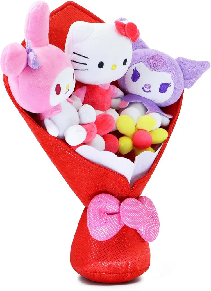 13-Inch Valentine's Day Plush Bouquet – Cute Plush Toys – Perfect for Valentine's Gifts, Anni... | Amazon (US)