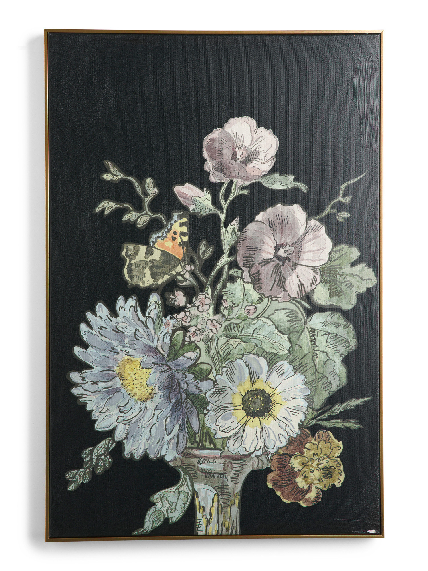 24x36 Botanical Urn Framed Wall Art | TJ Maxx