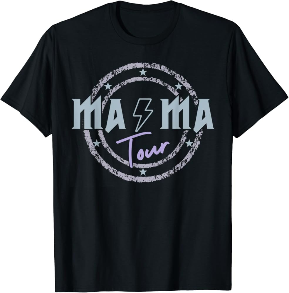 Amazon.com: Mama Tour Rock Tour Mom's Life Mother's Day Family (2Sided) T-Shirt : Clothing, Shoes... | Amazon (US)