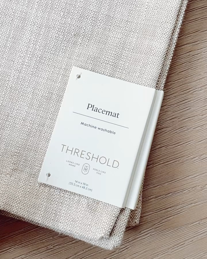 These Target placemats are great! Perfect for layering! Other color options are available. 👍🏻

#tabledecor #target #tablescape 

#LTKHome #LTKStyleTip #LTKVideo