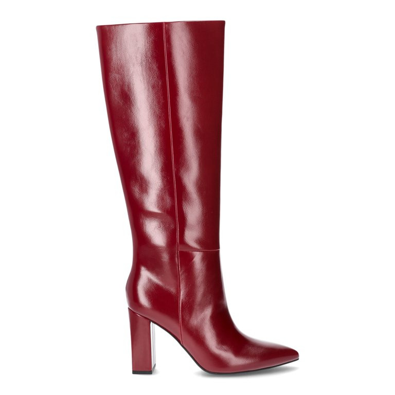 Scoop Women's Faux Leather Tall Stovepipe Boots | Walmart (US)