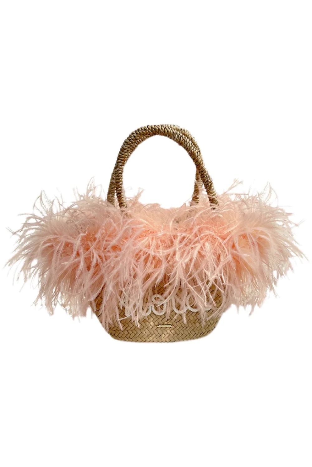 'Florence' Personalized Straw Bag | Goodnight Macaroon