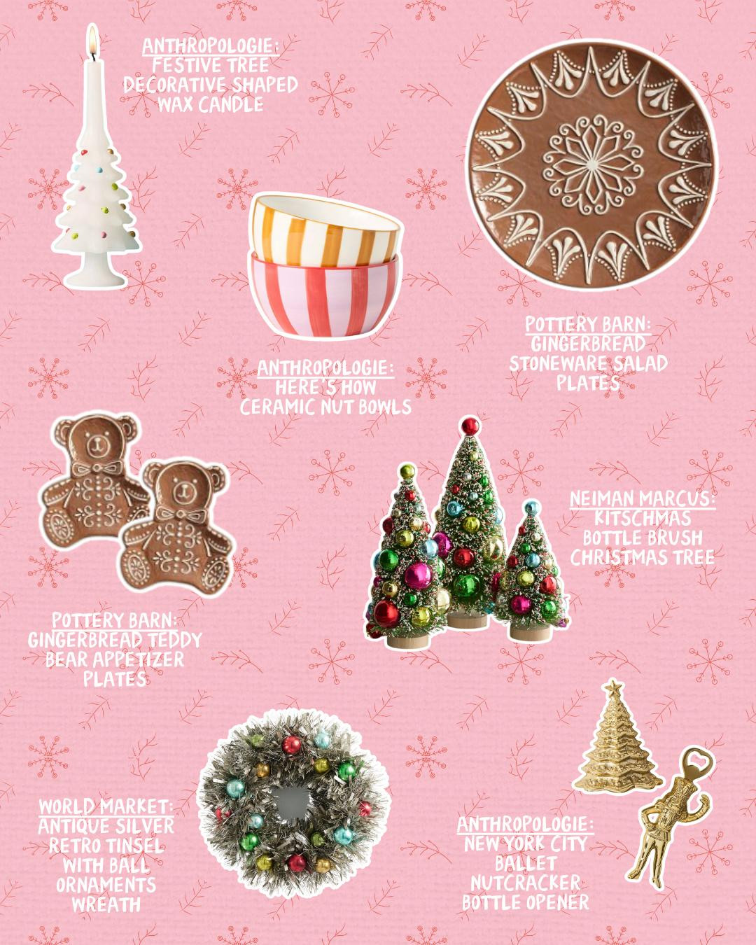 All the gingerbread and Christmas tree decor you need!! 

 #LTKHoliday #LTKSeasonal #LTKHome