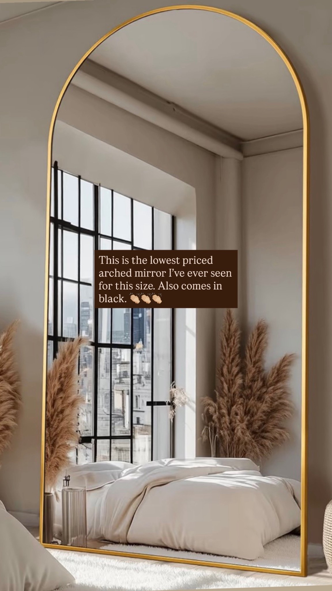 Oversized arched mirror - on sale!! (In November it was on cyber deal for $440… I thought that was a good price then! This is almost half that price!) 

#LTKSaleAlert #LTKHome