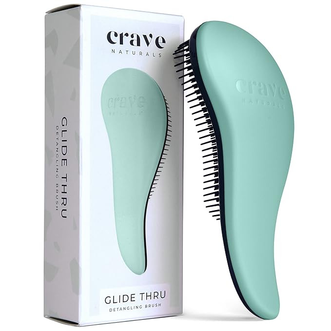 Crave Naturals Glide Thru Detangling Hairbrush That Glides Through Tangles for Wet, Dry and Damag... | Amazon (US)
