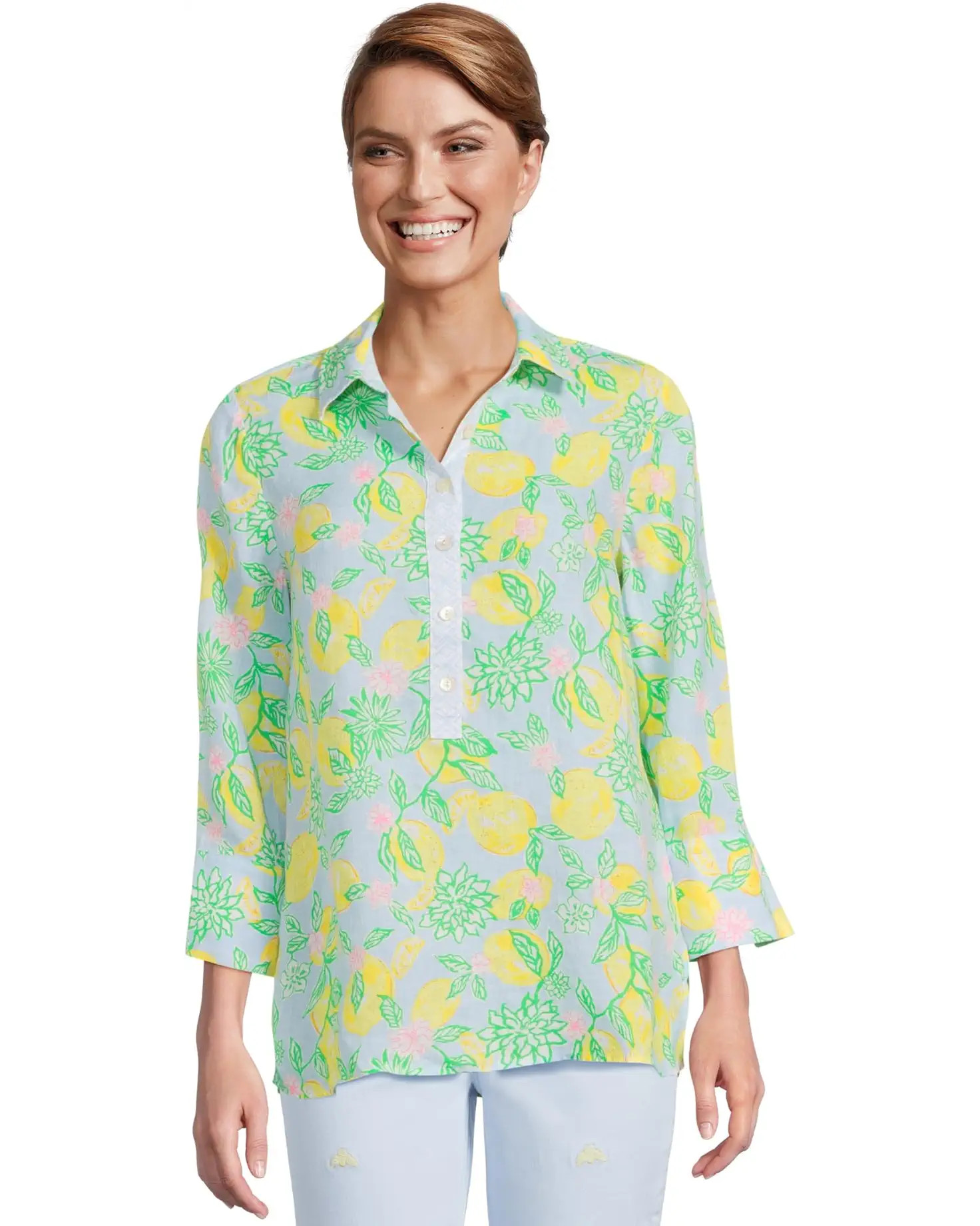 Riverlyn Pieced Print Tunic | Zappos