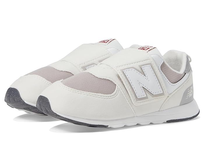 New Balance Kids 574 New-B Hook-and-Loop (Infant/Toddler) | Zappos