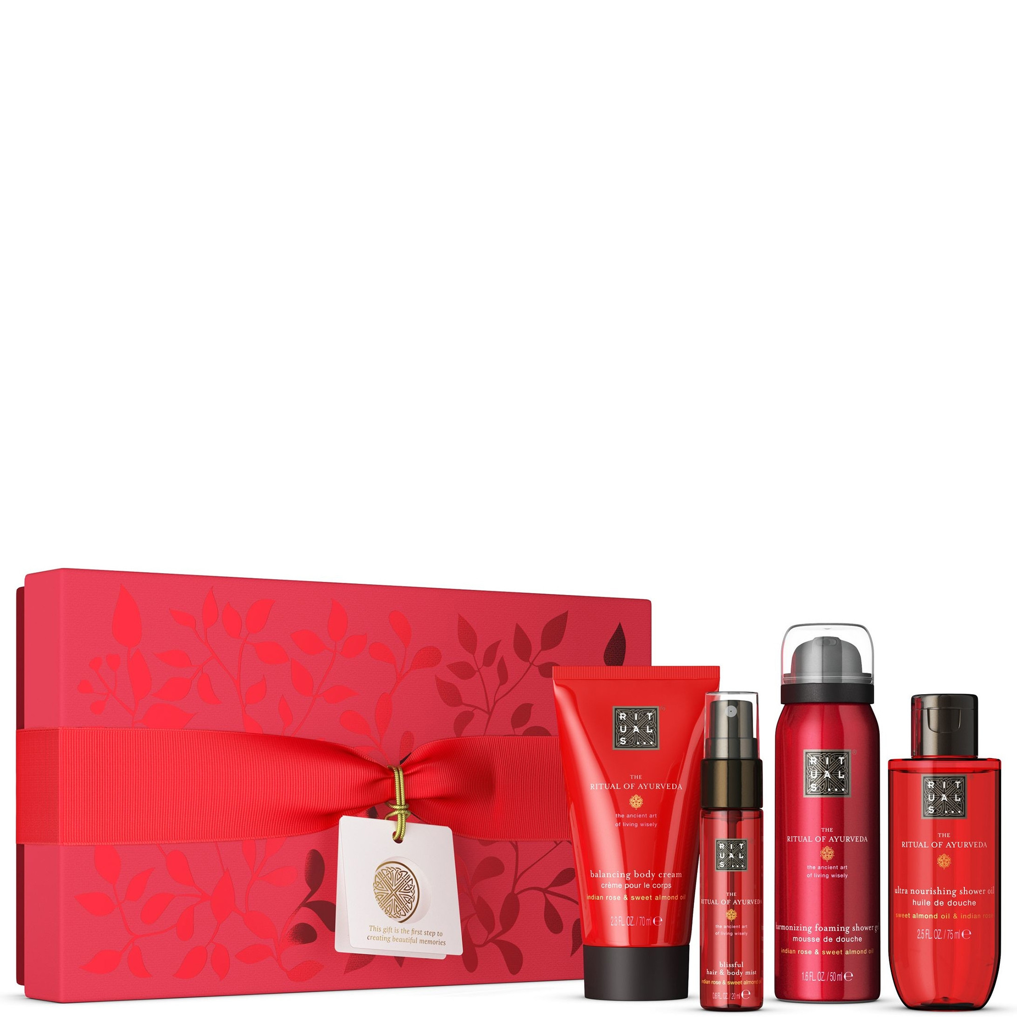 Rituals The Ritual of Ayurveda - Sweet Almond & Indian Rose - Small Bath and Body Gift Set | Look Fantastic (UK)