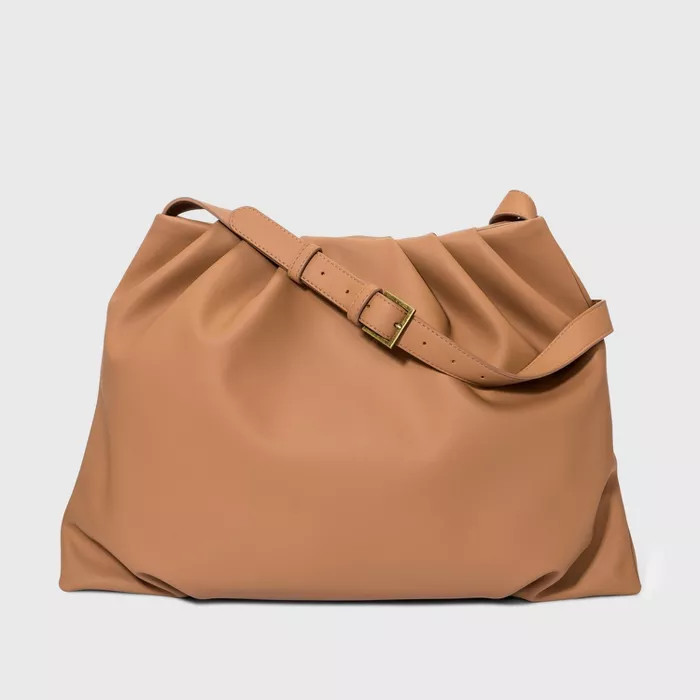 Pleated Shoulder Handbag - Universal Thread™ | Target