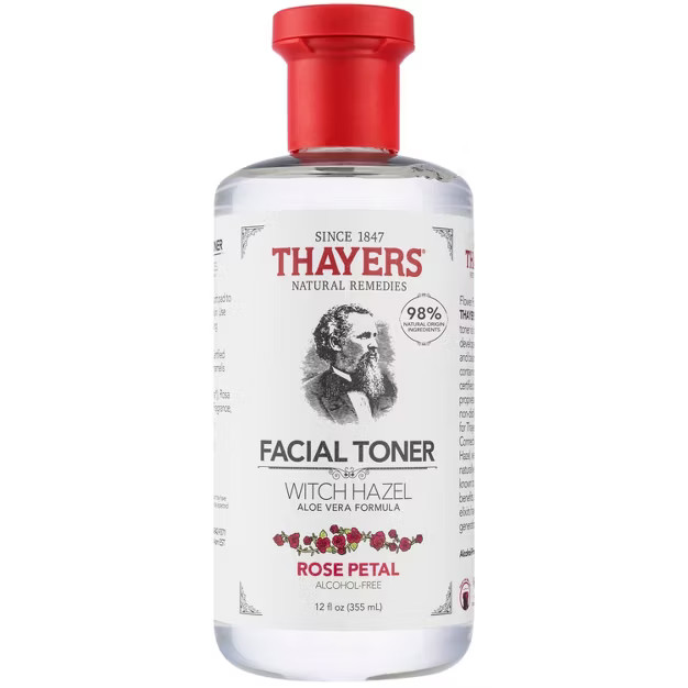 Thayers Natural Remedies Witch Hazel Alcohol Free Toner - Rose Petal - 12 fl oz | Target
