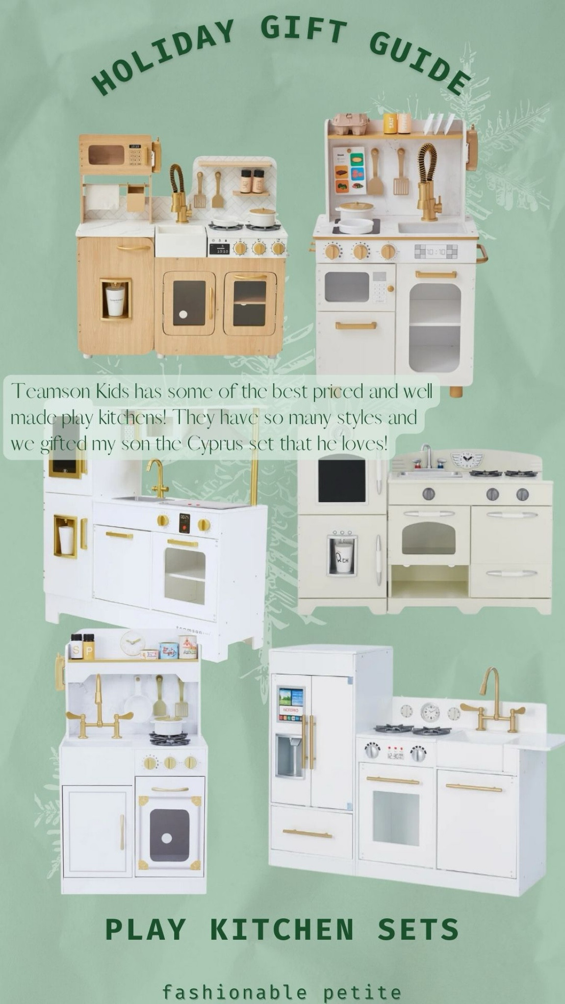 My son has the Cyprus play kitchen and loves it! Tons of storage and parts to play with. It’s also well made and can handle rough toddler play. Up to 20% off play kitchens!

Play kitchen, kids gift, toddler gift, gift guide, gifts for kids, Santa gift, Christmas gift 

#LTKCyberWeek #LTKGiftGuide #LTKKids