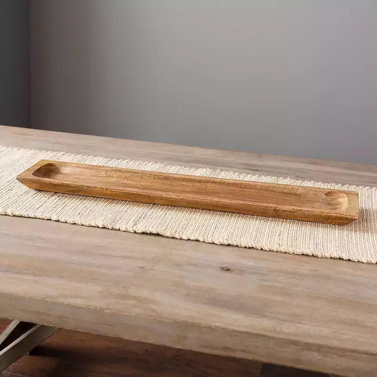 Mango Wood Bowl Runner | Kirkland's Home