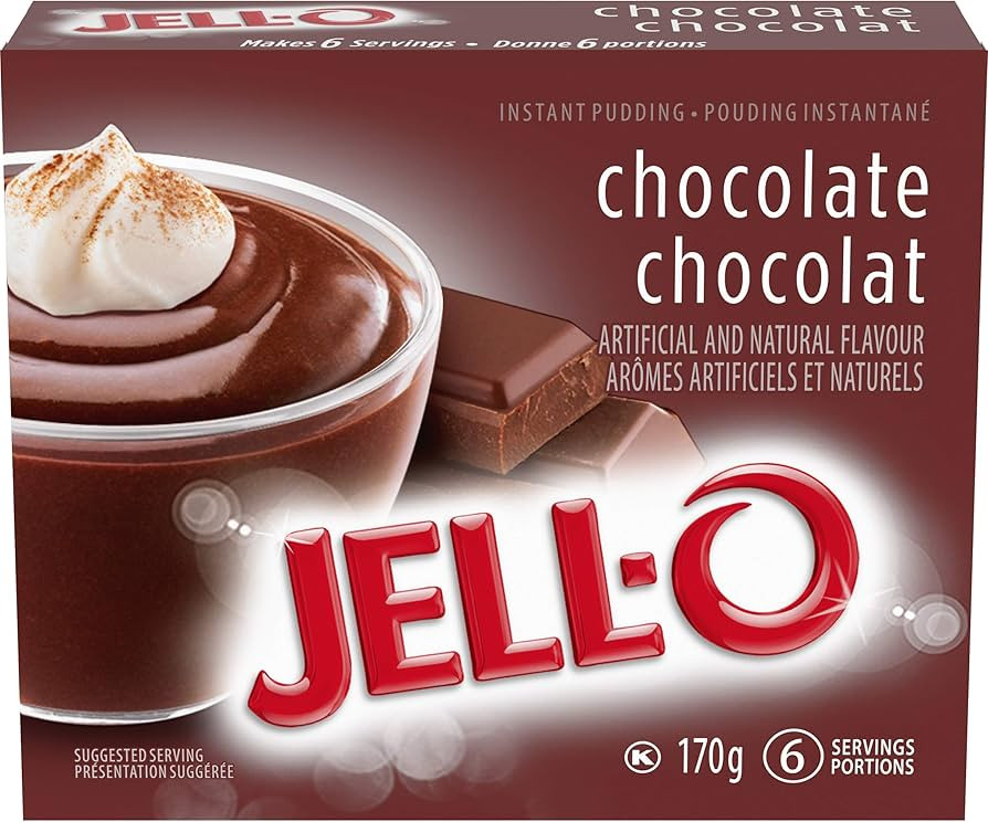 Jell-O Chocolate Instant Pudding Mix, 170 gr Box | Amazon (CA)