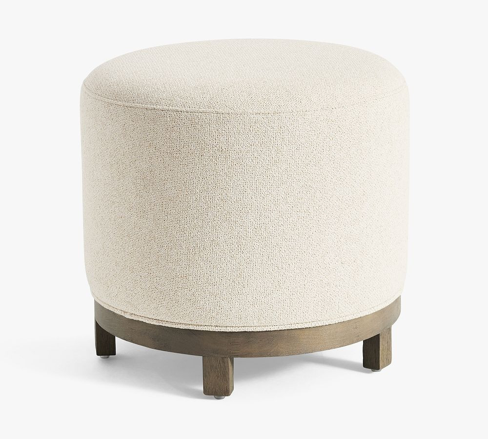 Jake Upholstered Swivel Stool | Pottery Barn (US)