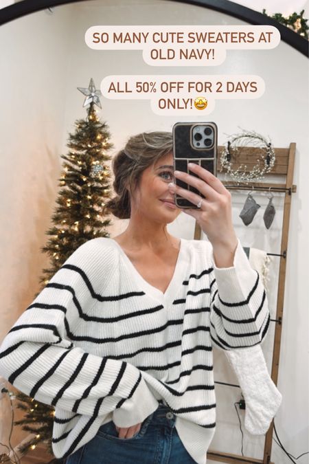 50% off all sweaters for 2 days only🤩 so many cute styles and colors! 

#LTKsalealert #LTKHoliday #LTKfindsunder50