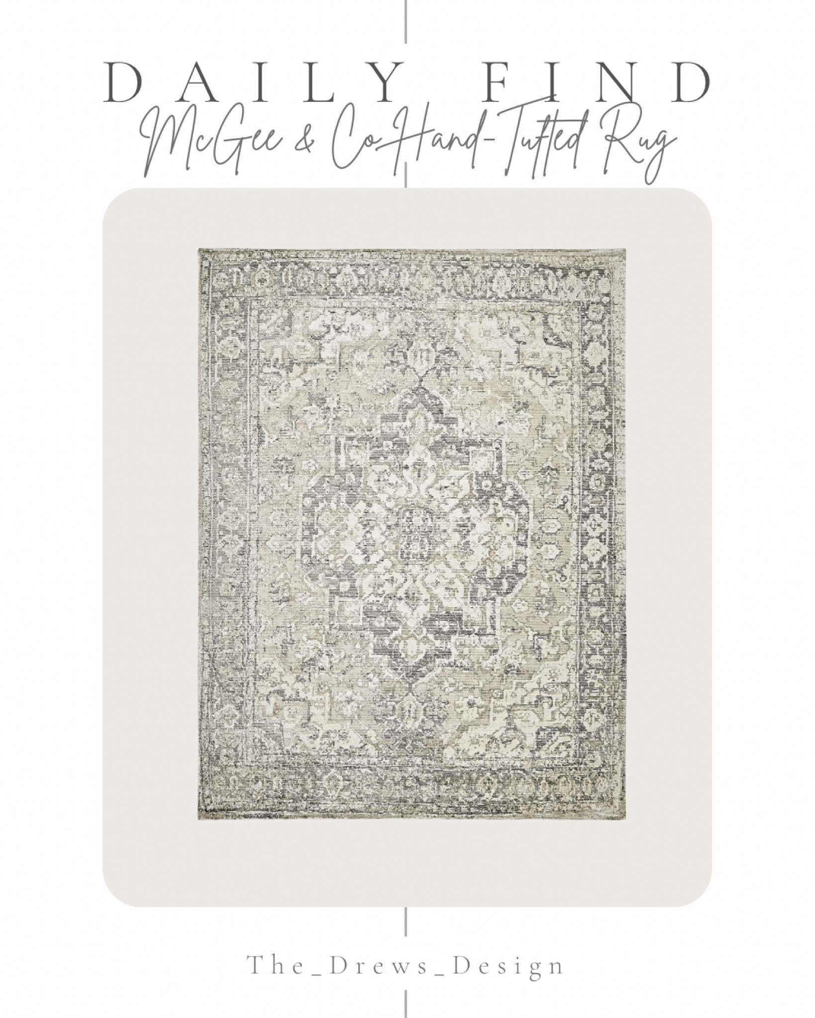 30% off this beautiful neutral hand tufted rug from McGee and Co

#LTKstyletip #LTKsalealert #LTKhome
